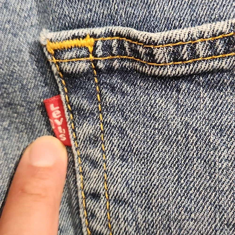 Levi's jeans 505 Regular fit straight men's 36x30‎ blue denim red tab